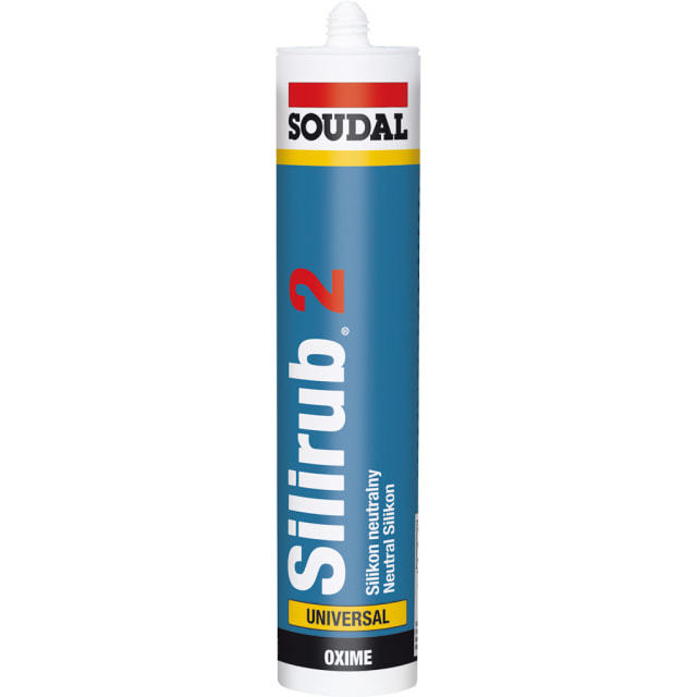 Soudal - Mastic silicone neutre Silirub 2 - Gris cartouche 310ml - 102422 Soudal - Mastic silicone neutre Silirub 2 - Gris cartouche 310ml - 102422