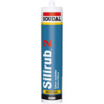 Soudal - Mastic silicone neutre Silirub 2 - Transparent cartouche 300ml - 102384