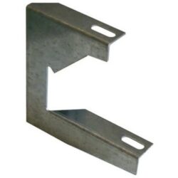 Détails visibles de Étrier de gaine extérieur acier galvanisé 120 mm 81720 pour Etrier montage mural