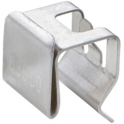 Détails visibles de Ressort de serrage inox pour couvercle de gaine 88550 pour Accessoires pour goulottes