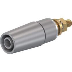 Staubli - SAB4-G - 4 mm safety socket grey - 23.3050-28