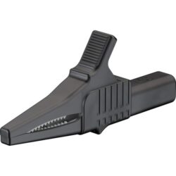 Staubli - XKK-1001 - 4 mm safety test clip black - 66.9755-21