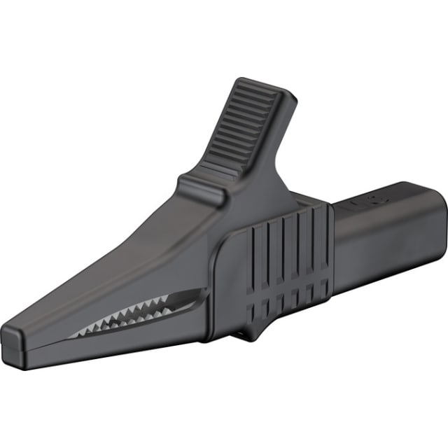Staubli - XKK-1001 - 4 mm safety test clip black - 66.9755-21 Staubli - XKK-1001 - 4 mm safety test clip black - 66.9755-21