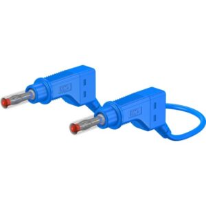 Staubli - XZG410 - 4 mm connecting lead 150 cm blue - 66.9405-15023
