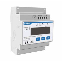 Compteur d énergie triphasé intelligent DTSU666 20 UT000138 avec afficheur et boutons de réglage
