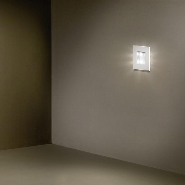 Applique murale TAL Elite LED encastrable Applique murale LED encastrable inox éclairage blanc chaud 2700K