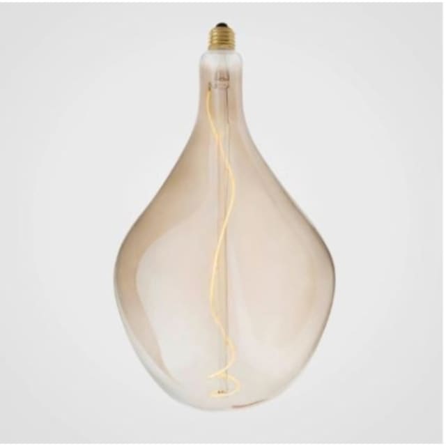 TALA Voronoi III Ampoule LED E27 Ampoule LED E27 dimmable 5W 2200K teinte ambrée forme goutte spirale filament visible