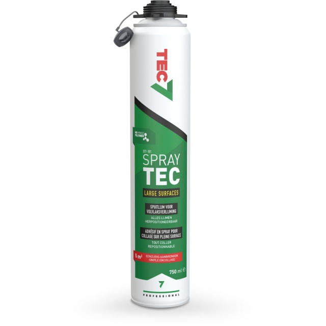 TEC 7 - Adhésif en spray ST7-101 SPRAYTEC LARGE SURFACES - aérosol 750ml - 530001000 TEC 7 - Adhésif en spray ST7-101 SPRAYTEC LARGE SURFACES - aérosol 750ml - 530001000