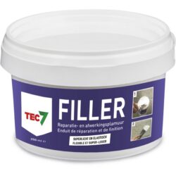 TEC 7 - Enduit de réparation et de finition FILLER - pot 250ml - 601025000