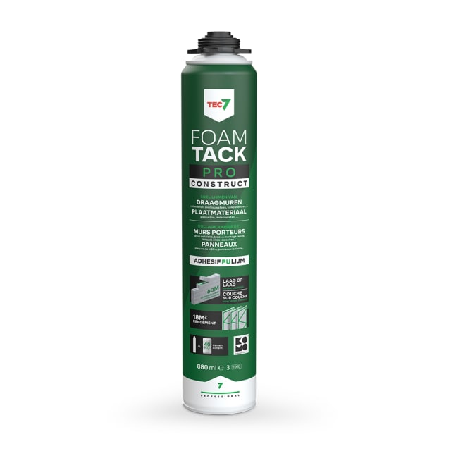 TEC 7 - FoamTack Pro Construct 880ml - 670008000 TEC 7 - FoamTack Pro Construct 880ml - 670008000