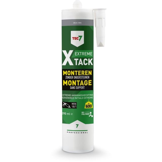TEC 7 - Joint de montage X-TACK - gris - cartouche 290ml - 534535000 TEC 7 - Joint de montage X-TACK - gris - cartouche 290ml - 534535000