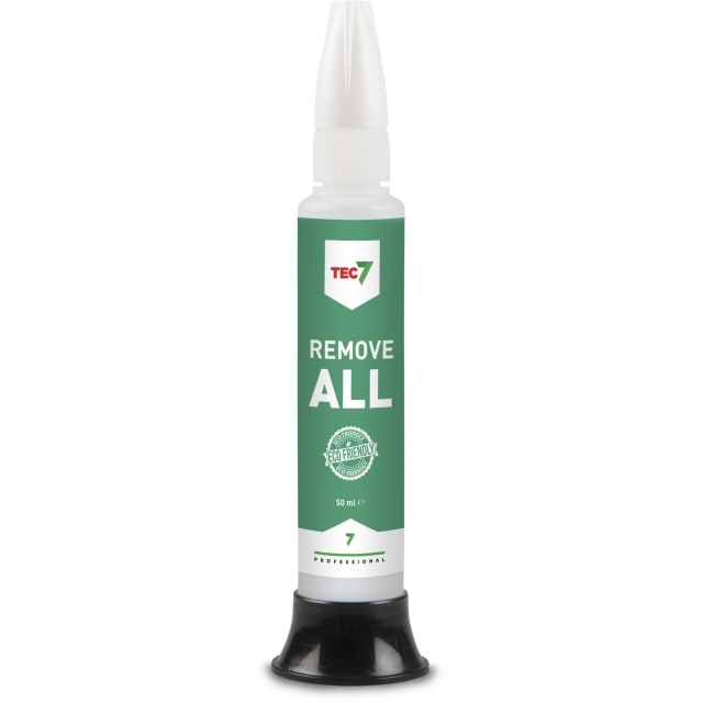 TEC 7 - Nettoyant REMOVE ALL - pour les salissures chimiques tenaces - tube 50ml - 493905000 TEC 7 - Nettoyant REMOVE ALL - pour les salissures chimiques tenaces - tube 50ml - 493905000