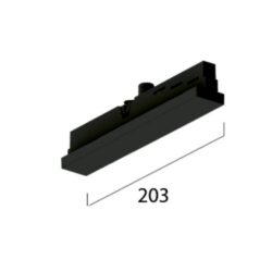 Alimentation centrale noire pour rail triphasé 203 mm