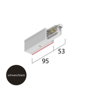 TECHNOLUX - Alimentation terre à droite Noir - 15-575112012