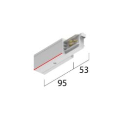 TECHNOLUX - Alimentation terre à gauche Blanc - 15-575112021