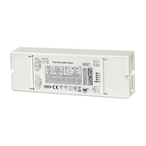 Driver LED universel dimmable 36W courant constant boîtier blanc rectangulaire