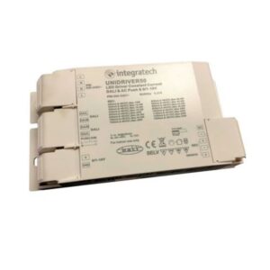 Driver LED universel 50W DALI 1 10V courant constant boîtier rectangulaire blanc