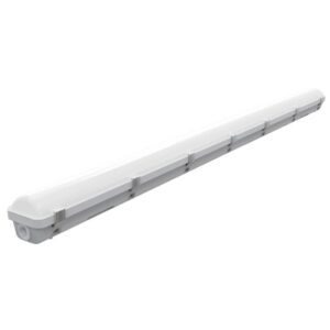 Réglette LED étanche 150 cm IP66 gris pour éclairage intérieur avec détecteur MW