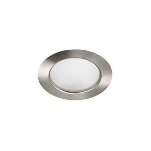 Spot encastrable rond nickel satiné 3000K blanc