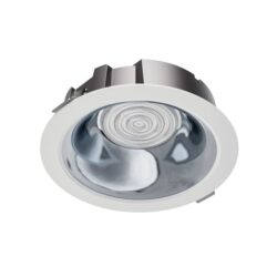 Downlight LED encastrable 22W CCT IP54, finition Blanc