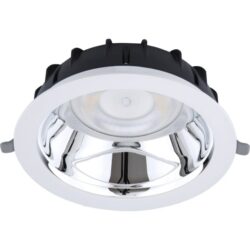 Downlight LED encastrable 23W 4000K IP44, dimensions 260 x 260 x 118 mm
