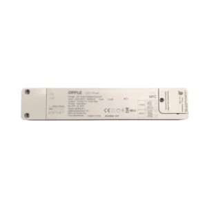 Driver LED 24V 80W IP20 boîtier rectangulaire blanc avec bornes de câblage