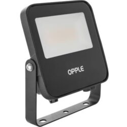 Projecteur LED extérieur 10W noir 3000K, dimensions 122 x 95 x 26 mm