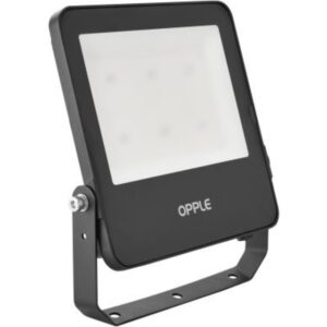Projecteur LED noir 70W 3000K avec support réglable et façade rectangulaire