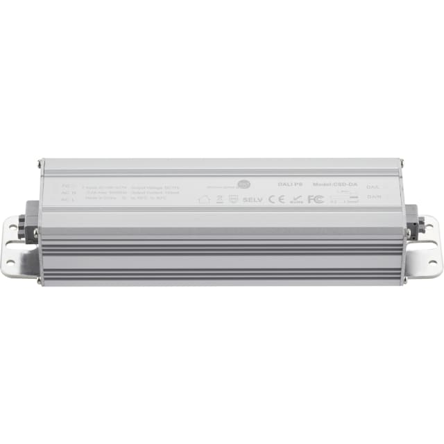 TECHNOLUX Alimentation DALI Trunking LED Alimentation DALI pour système Trunking LED avec boîtier métallique rectangulaire et fixations latérales