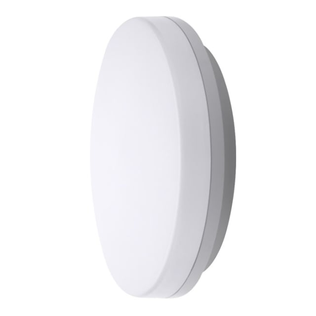 TECHNOLUX Plafonnier LED rond mural 12W blanc Plafonnier LED rond blanc 12W à fixation murale ou plafond avec diffuseur opalin et corps compact