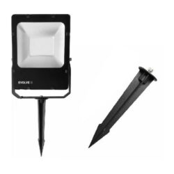 Détails visibles de Piquet noir pour projecteur Evolve 27 cm EVSPIKE pour Piquets de jardin