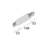 TECHNOLUX - Raccord électrique avec possibilité alimentation Blanc - 15-575112081
