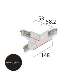 TECHNOLUX - Raccord en T avec possibilité d'alimentation