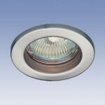 TECHNOLUX - Spot encastré fixe rond 12V 50W MR16 80mm acier inoxydable IP20 montage Ø60 - R55080
