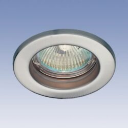 TECHNOLUX - Spot encastré fixe rond 12V 50W MR16 80mm acier inoxydable IP20 montage Ø60 - R55080