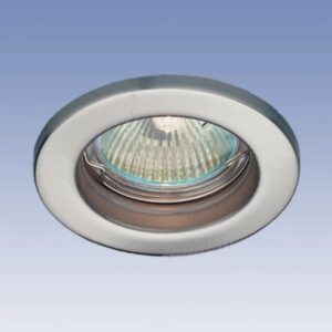 TECHNOLUX - Spot encastré fixe rond 12V 50W MR16 80mm acier inoxydable IP20 montage Ø60 - R55080