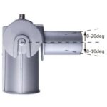 TECHNOLUX - Streetlight adapteur 90° 60mm orientable - LDMA90