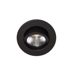 TECHNOLUX - TIPI RX 3W 350Lm 3000K 30° IP44 Noir mat - DO104WW05