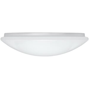 Plafonnier LED rond blanc avec diffuseur opalin et capteur RF CCT