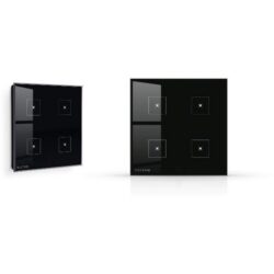 TELETASK - AURUS-4S NOIR - TDS12024BL