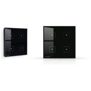 TELETASK - AURUS-4S NOIR - TDS12024BL