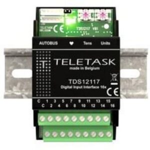 TELETASK - INTERFACE D'ENTRÉE DIGITALE A 16 CANAUX - TDS12117