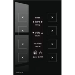 Détails visibles de Panneau tactile noir 8 touches avec écran OLED pour Écrans tactiles