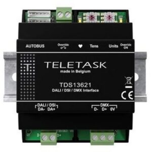 TELETASK - une interface AUTOBUS pour DALI (V1.0 / V2.0) / DSI / DMX - TDS13621