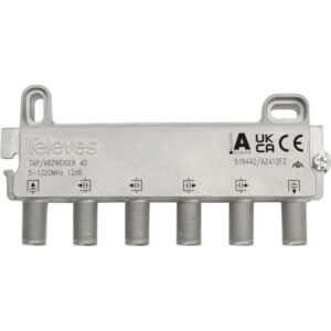 TELEVES - 2-voies 5-1220 MHz AD: 12 dB - AZ412FZ