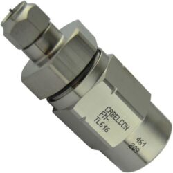 TELEVES - Adapteur câbles coaxiaux de réduction 20mm (au-dessus de la 80m) vers f mâle - FM16