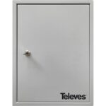 TELEVES - Boîtier en métal avec plaque de montage et clé LxHxP : 600x800x200 mm - MPTGH68