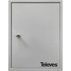TELEVES - Boîtier en métal avec plaque de montage et clé LxHxP : 600x800x200 mm - MPTGH68