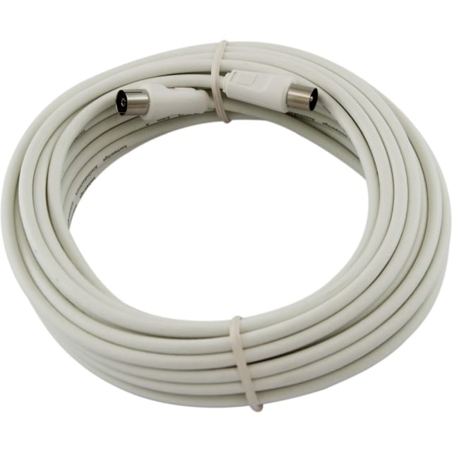 TELEVES - Câble de connexion CATV 10 m avec connecteurs IEC blanc - TAK90100G TELEVES - Câble de connexion CATV 10 m avec connecteurs IEC blanc - TAK90100G