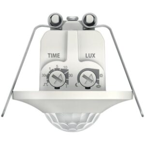 THEBEN - Détect. mouvement BLANC encastré 360° 1 can. 8m IP20 200W LED - 9470